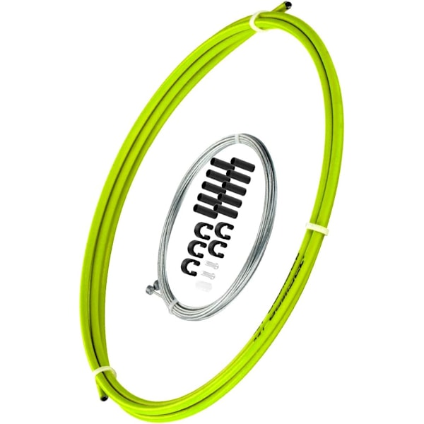Cykelgearskifte-kabel og sæt - til MTB og racercykler (grøn)