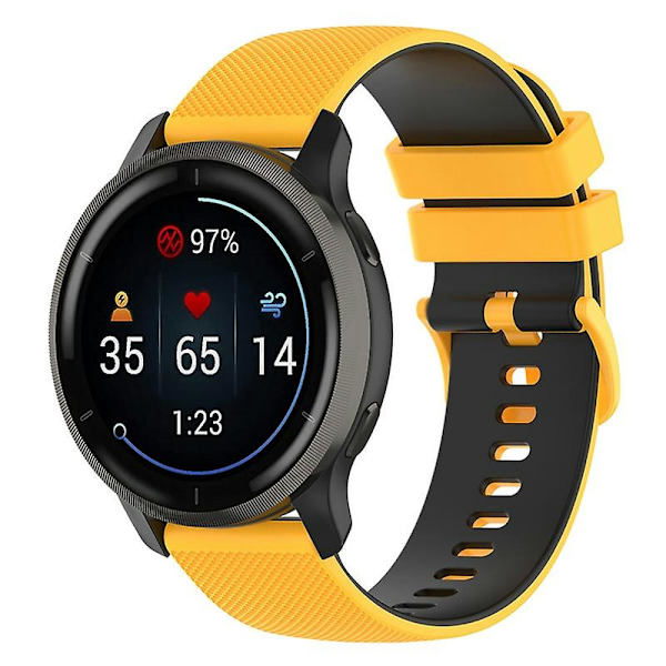 Rutenett-klokkestropp for Huawei Watch GT 3 42mm/Watch GT 2 42mm/Samsung Galaxy Watch 5/Watch 5 Pro 45mm Multicolor Style F