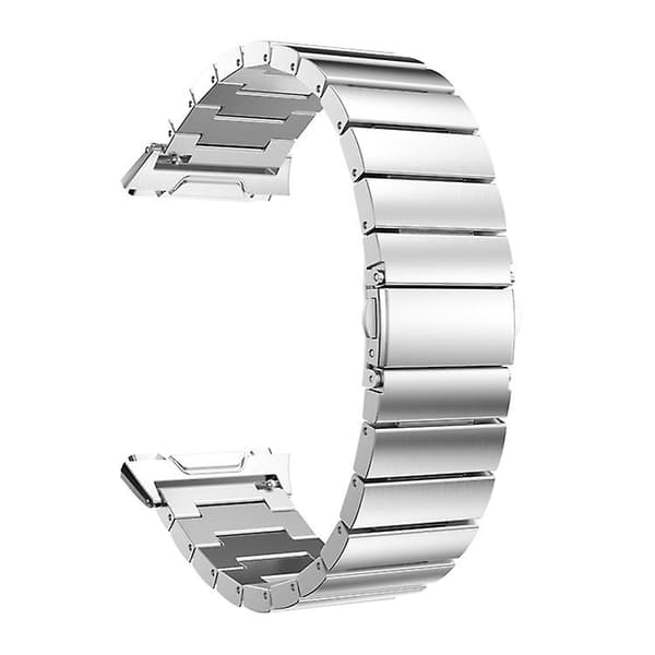 Ruostumattomasta teräksestä valmistettu Fitbit Ionic watch Silver