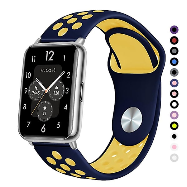 Silikone rem til Huawei Watch Fit 2 Band Active Classic Smartwatch Tilbehør Correa erstatningsbælte Huawei Watch Fit2 rem Army Khaki