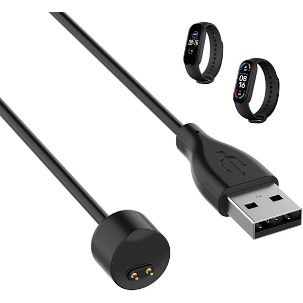 Lader for Xiaomi Mi Band 7 / Mi Band 6 / Mi Band 5 - 50cm USB-kabel