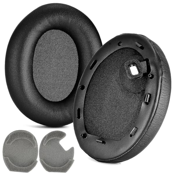 Erstatningsøreputer for Sony Wh-1000xm4 trådløse hodetelefoner Black