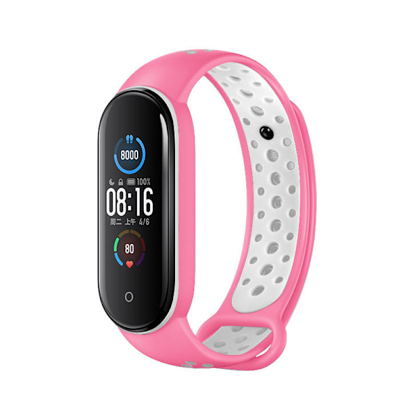 To-fargets silikonreim for Xiaomi Mi Band 3/4