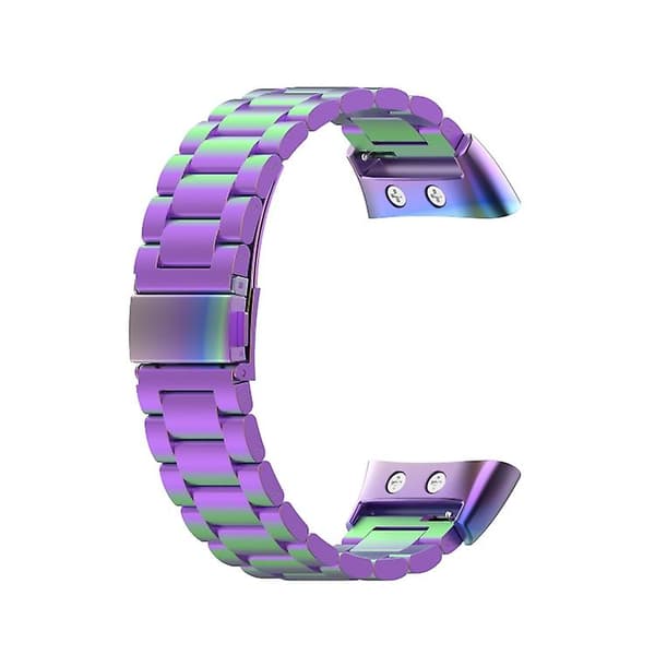 Til Garmin Forerunner 45 / 45s / Swim 2 Universal Three Beads rustfrit stål urbånd Colorful