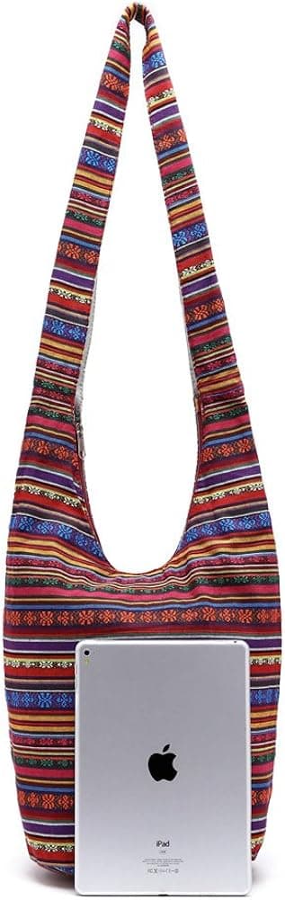 Hippie Thai bomullsveske for skulder