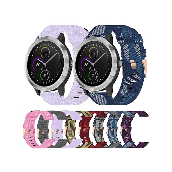 Rem for Garmin Vivomove Hr Sport 20Mm Gul Nylon Rem