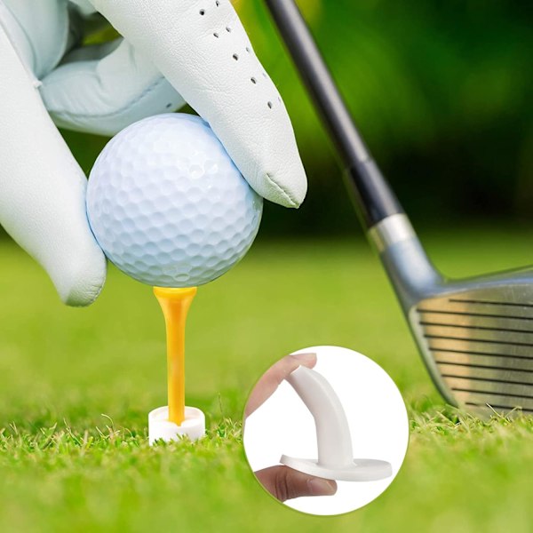 Golf Gummi-Tees til Driving Range (6-pak)