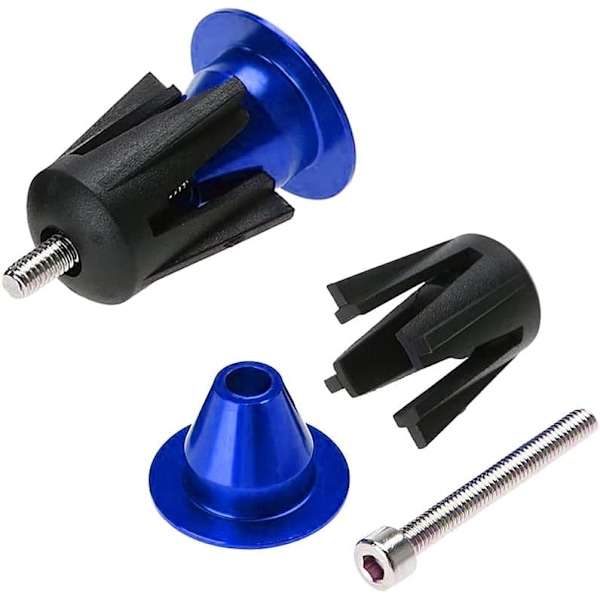Sykkelstyre End Plugs - Aluminium Bar End Caps (2 Par)