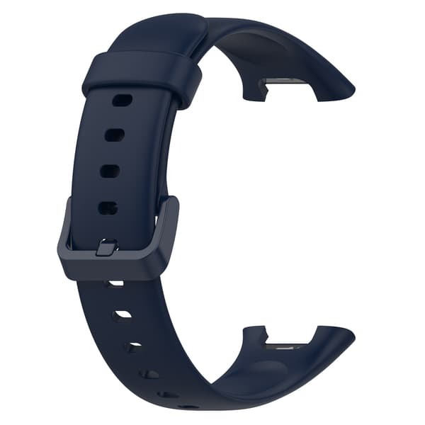 Stropp for Xiaomi Band 7 Pro Solid farge silikonstropp (Mørkeblå)