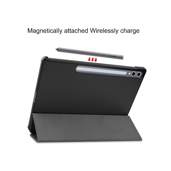Etui til Samsung Galaxy Tab S9fe Plus 12.4 Svart