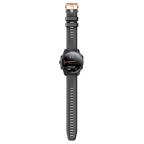 Garmin Fenix ​​5s Plus 20 mm:n ruusukultasolki watch Black