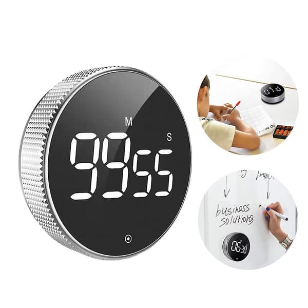 Kjøkken Timer, Digital Matlagingstimer med LCD-skjerm, Magnetisk Nedtellingstimer