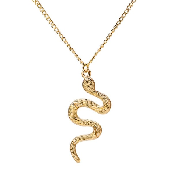 Gull Snake Halskjede Sølv Snake Anheng Halskjede Lagdelt Snake Halskjede 1