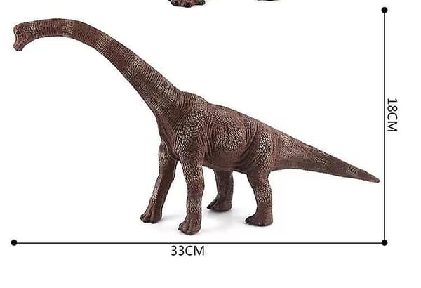 Stor størrelse Jurassic World Simulation Pvc Brontosaurus Brachiosaurus Model Trias Dinosaurus Legetøj Brown Brachiosaurus
