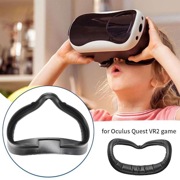 Tvättad reservdel ersättningsansiktsmask för Oculus Quest2 VR-glasögontillbehör default