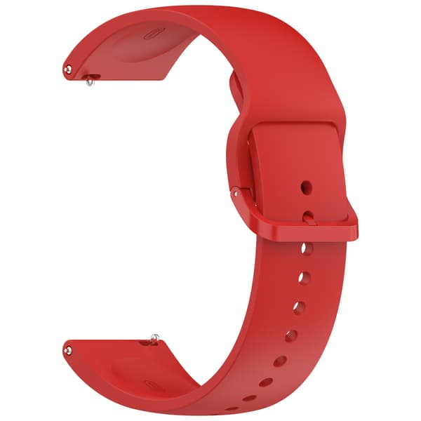 Stropp for Redmi Watch 5 Lite, ensfarget silikonstropp (rød)