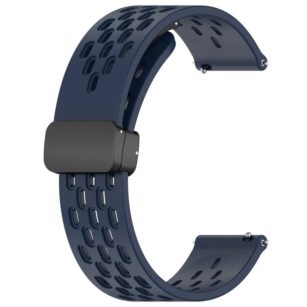Rem til Xiaomi Redmi Watch 5 Active/watch 5 Lite 22mm Magnetisk silikone urrem (Midnatsblå)