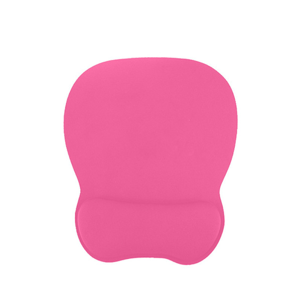 Sklisikker ergonomisk musematte med håndleddsstøtte (Rose Red)