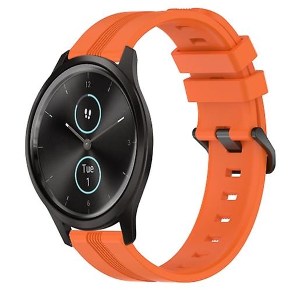 Garmin Garminmove Style 20 mm kovera raidallinen watch Orange
