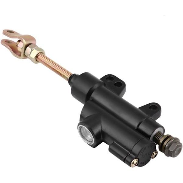 Bagestopcylinder til Pit Bike, Motorcykel Hydraulisk Master Cylinder - Sort