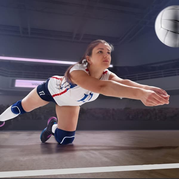 Volleyboll Knäskydd för Dansare. Skyddande Knäskydd för Vuxna