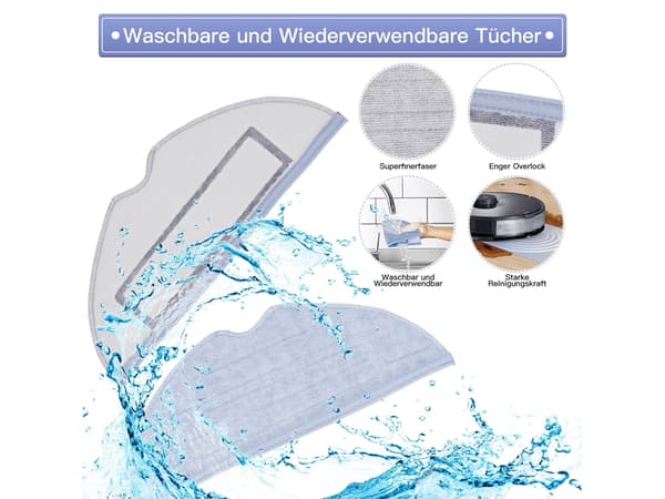 10 Dele Xiaomi Roborock S7 / S7 Maxv Ultra / T7 Tilbehør