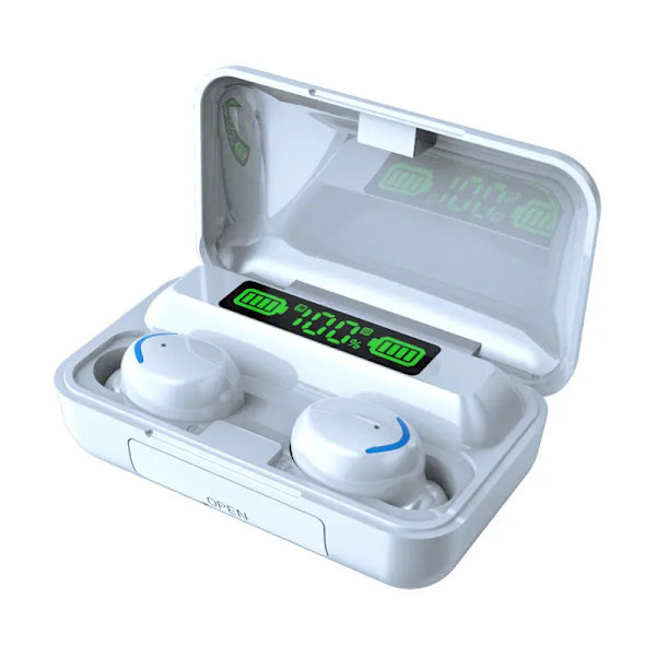 Sann trådlösa Bluetooth-hörlurar TWS v5.3 Handsfree Trådlösa Öronproppar
