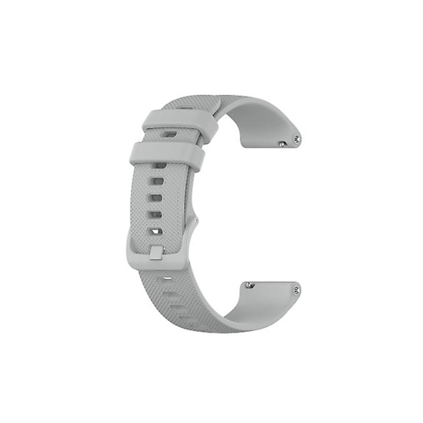 Rem för Garmin Venu 2 Plus Silikonklockarmband Liten Gitter Grå