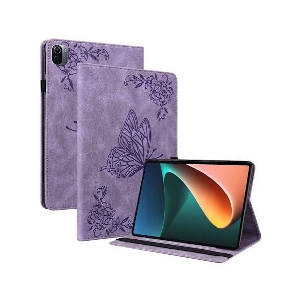 Xiaomi Pad 5/pad 5 Pro Lila Fjäril Tablet Skydd