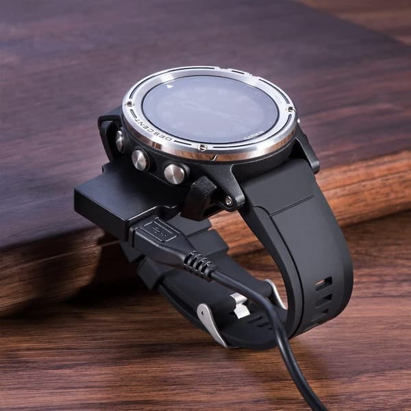 Ersättnings USB laddare Laddningskablar Dock för Garmin Descent Mk1