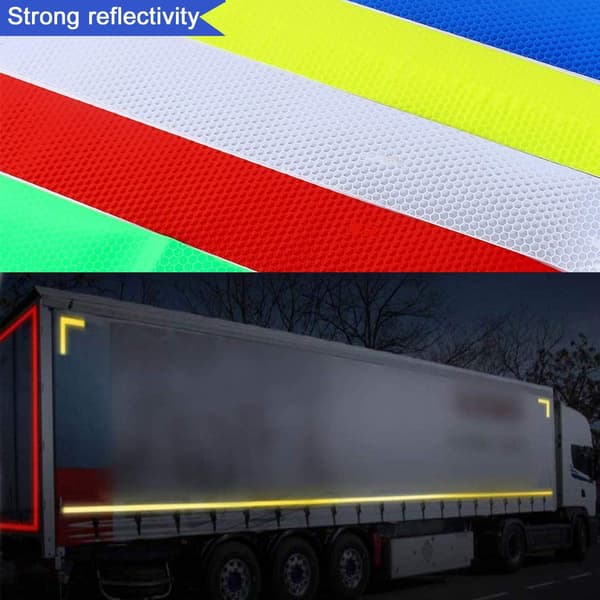 Reflekterande Varningstejp för Fordon, Hjälmar - 3M x 50mm, 5 st