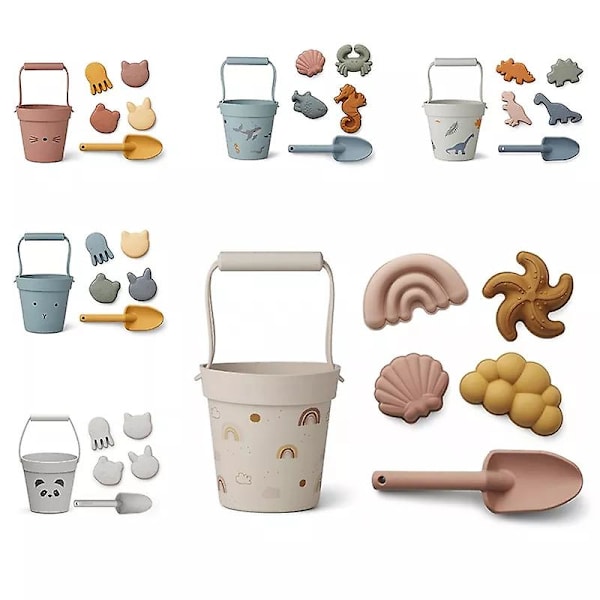 Børn Sommer Strandlegetøj Sød Dyremodel Seaside Silikonespand Rabbit