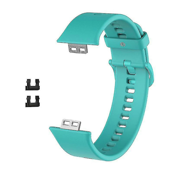 Silikon klokkestropp erstatningsarmbånd håndledd Kompatibel Huawei Watch Fit Mint Green