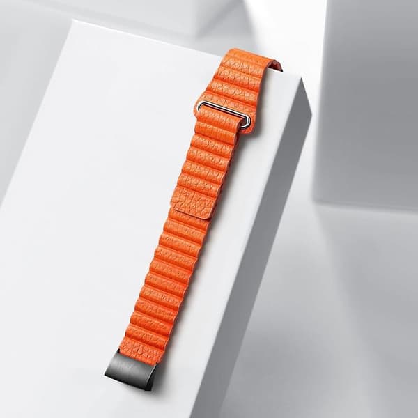 18 mm magnetisk skinnklokkerem for Fitbit Charge 4/3 Lemon Yellow
