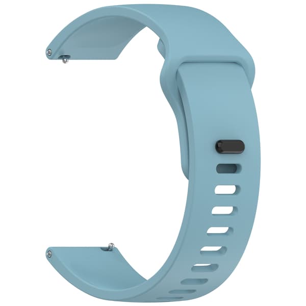 Rem til Xiaomi Redmi Watch 5 Active/watch 5 Lite 22mm Ensfarvet silikonerem (blå)