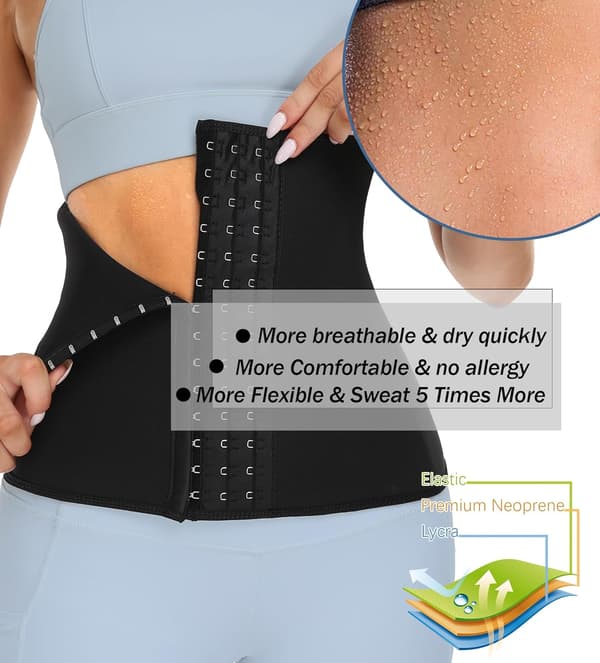 Neopren Midjetrener - Slankende Kroppsshaper Midje Trimmer Cincher