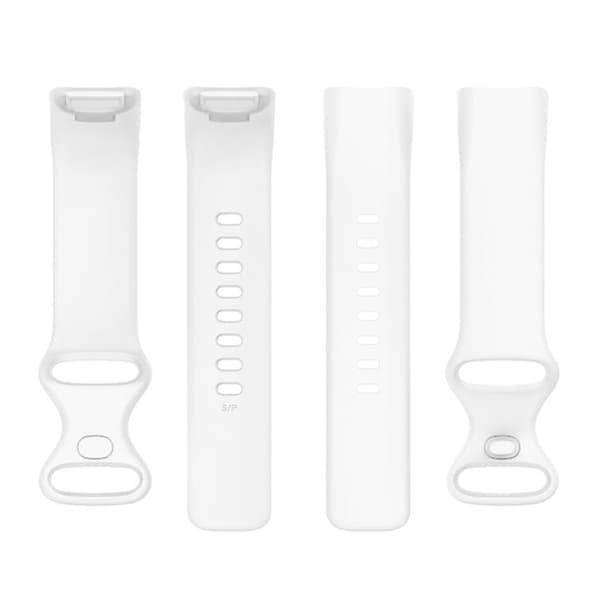 Til Fitbit Charge 5 silikone urrem White