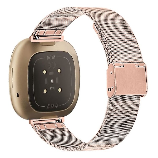 Fitbit Versa 3 / Sense Milan watch Rose Gold