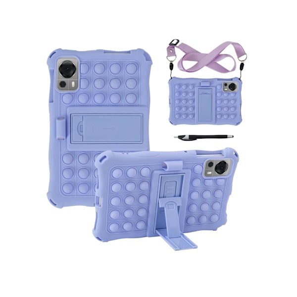 For Iplay 50/60 Mini/60 Mini Pro 8.4-tommers nettbrett, lilla silikon støtsikkert deksel