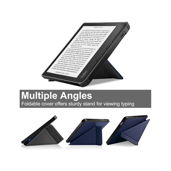 Auto Vågn/Sov Tablet Cover (kobo Libra 2 7 Blå)