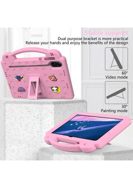 Etui til Honor Pad X9 / Pad X8 Pro (11,5\") Anti-Drop med Stativ Rosa