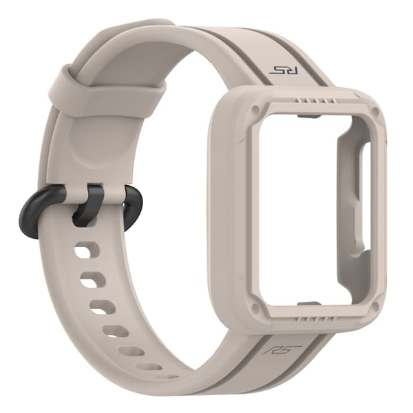 Passer til Redmi 1/Mi Watch Lite/Redmi 2/Mi Watch2 Lite Monokrom Silikon Integreret Urrem