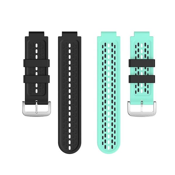 För Garmin Approach S2 / S4 Tvåfärgs watch Black Mint Green