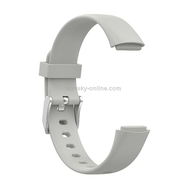 Til Fitbit Luxe silikone urrem Rock Grey
