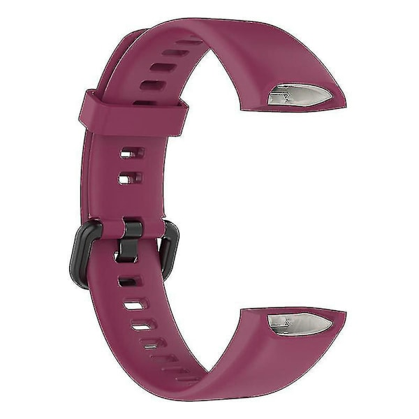 Ersättning Justerbart Silikon Armband För Huawei Watch 4 (ads-b29) Wine Red