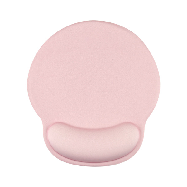 Ergonomisk musemåtte med gel håndledsstøtte (pink/2)