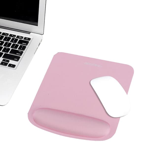 PC tykk musematte støtte håndleddskomfort musematte Pink
