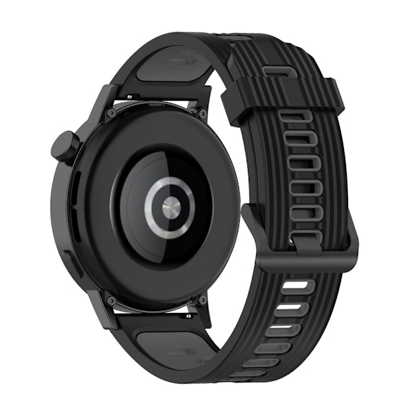 Silikonrem for Huawei Watch GT 3 42mm 2 Black Dark Grey