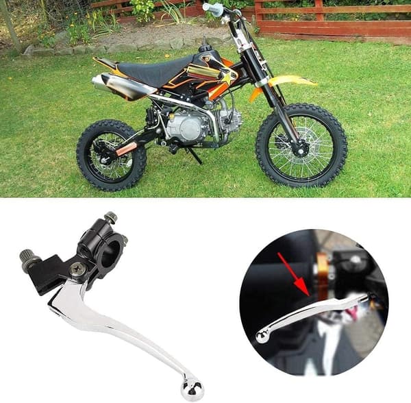 Motorcykelbroms- och kopplingsspak + kabel passar för Pit Dirt Bike