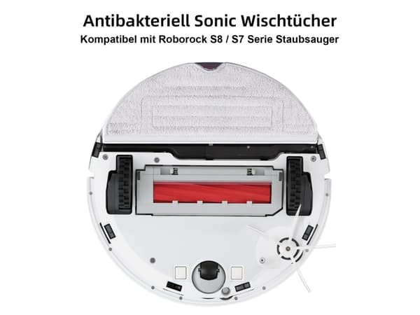 Mop Klud til Xiaomi Roborock S8/S8+ (6-pak)
